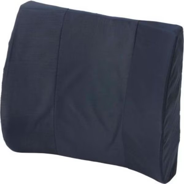 Standard Lumbar Back Support Cushion, 14in x 13in, Navy, Healthsmart, Mfr#: 555-7300-2400HS